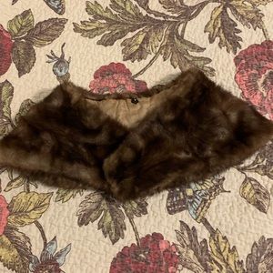 Vintage Mink Fur Collar